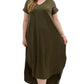 Swing Into The Store Olive Dress