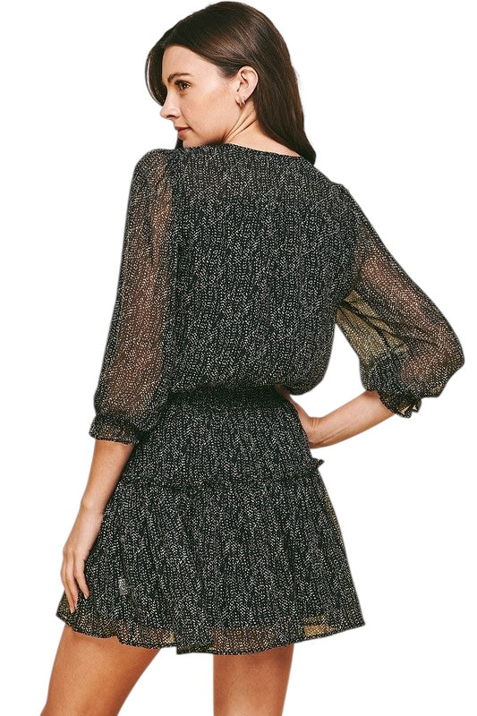 Luxury In The Details Dot Dress