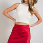 Feeling Fancy Wine Skirt