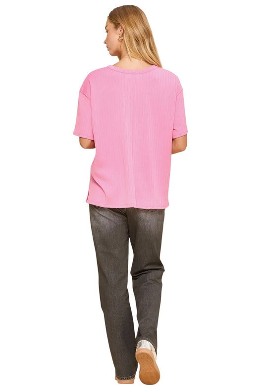 Keep The Energy Up Pink Top
