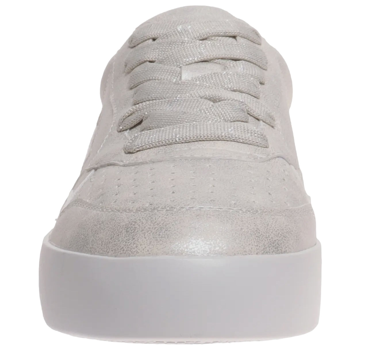 The Shauna Silver Wash Sneaker