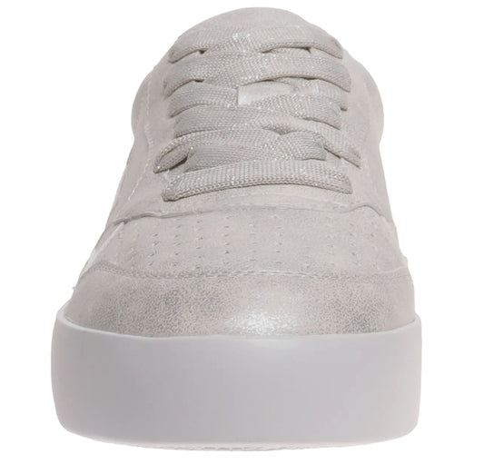 The Shauna Silver Wash Sneaker