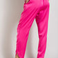 Summer Girl Pink Satin Pant