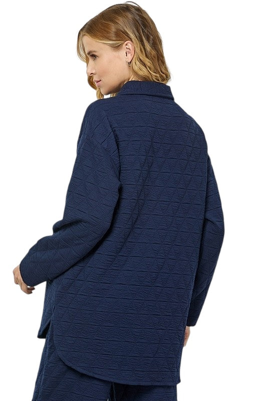 On My Side Navy Jacket