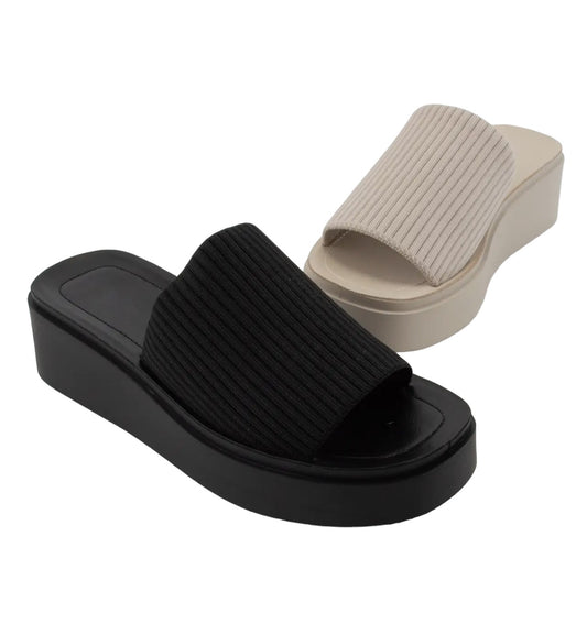 The Fay Black Sandal