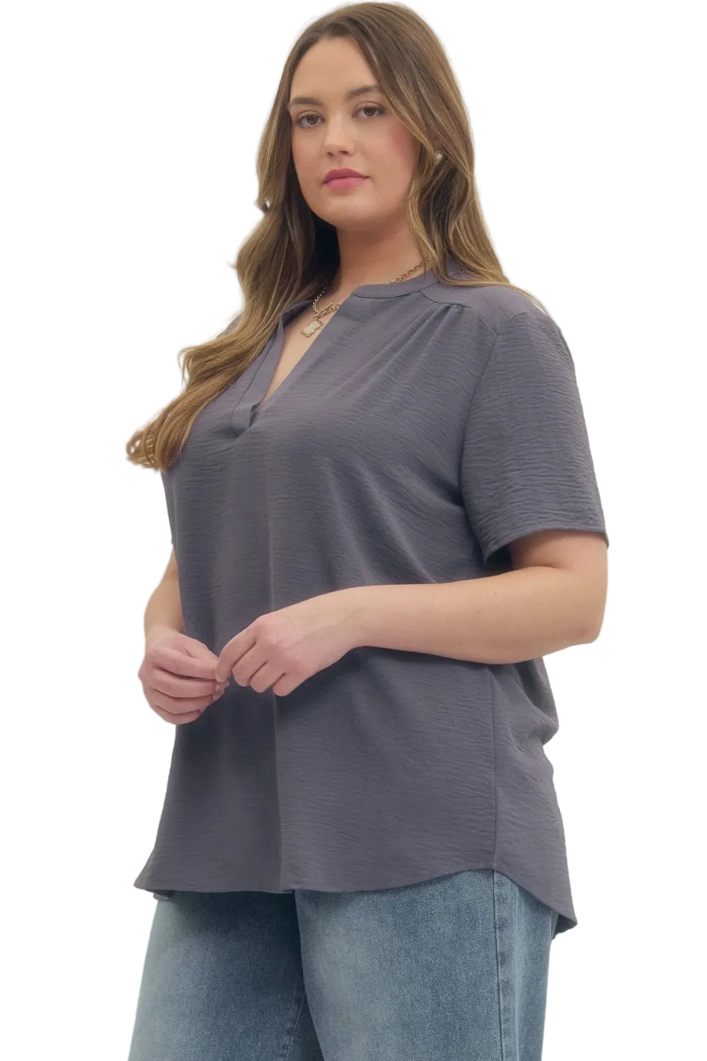 Sweet Escape Grey Top