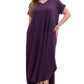 Swing Into The Store Plum Dress