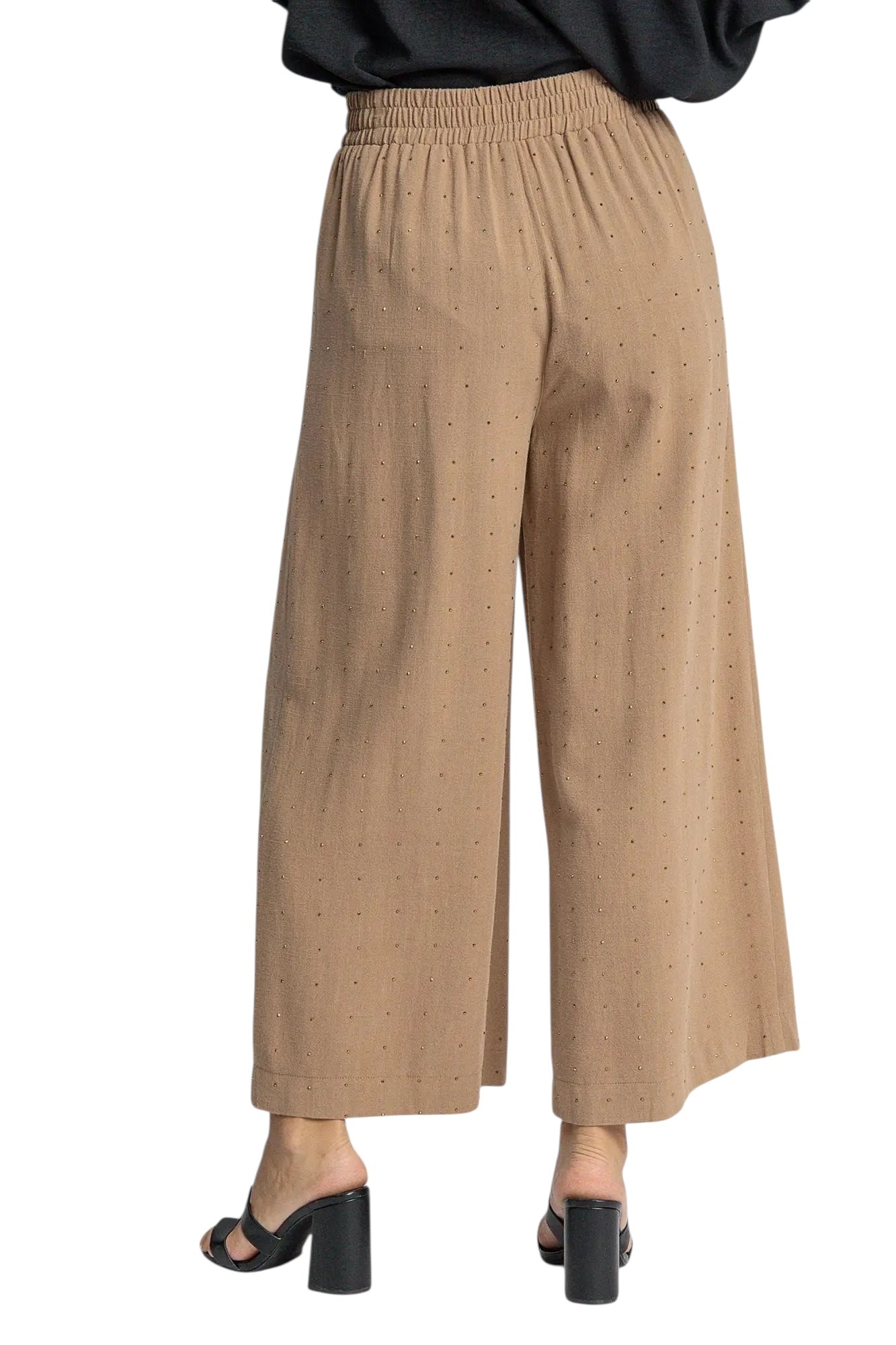 Done Deal Tan Studded Pant