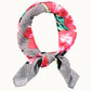Satin Neckerchief: Flowers