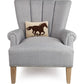 Racehorse Brown Silhouette Hook Pillow