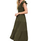 Ready To Dance Olive Dress