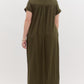 Swing Into The Store Olive Dress