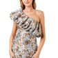 Sky Is The Limit Jacquard Dress