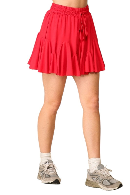 Twirl My Red Heart Strings Skirt