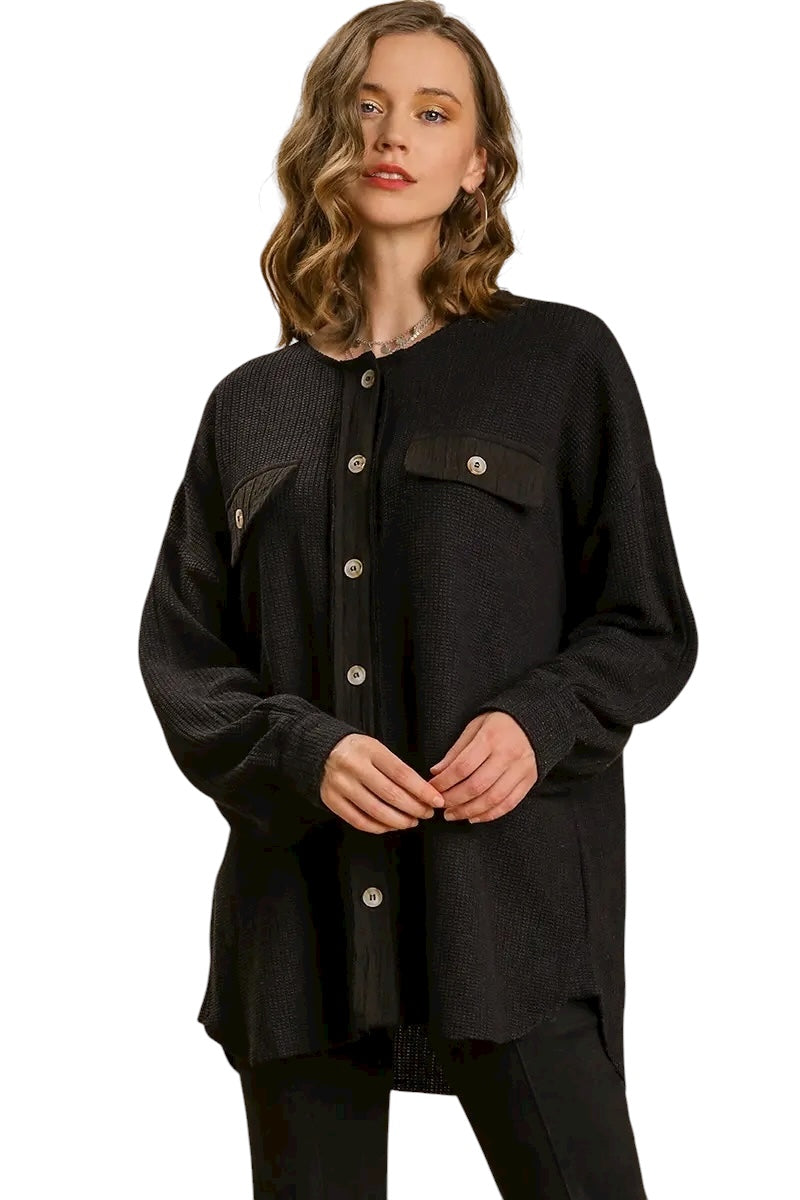 Traditional Warmth Button Down Top