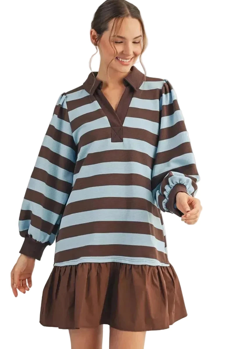 Ready To Go Stripe Dress
