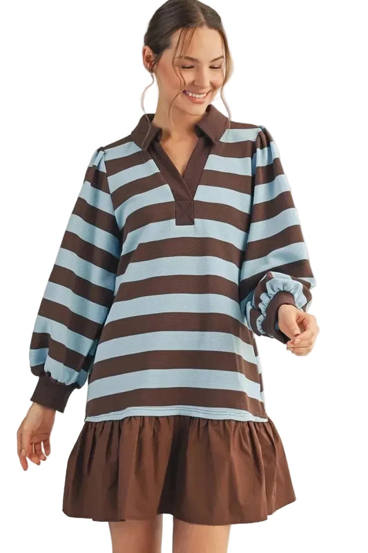 Ready To Go Stripe Dress