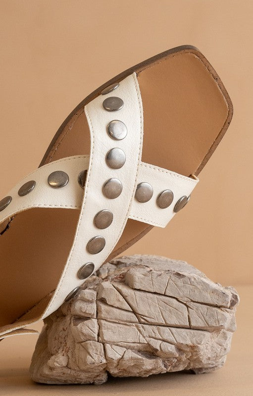 The Kennedy Studded Sandal
