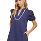 Teach Me The Way Navy Dress
