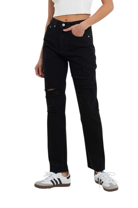 See You Soon Black Jean