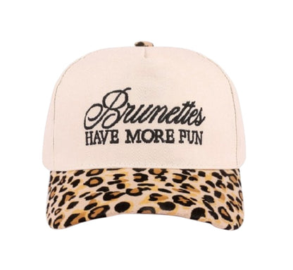 Brunettes Have More Fun Hat