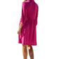 Linda Pink Collared Dress