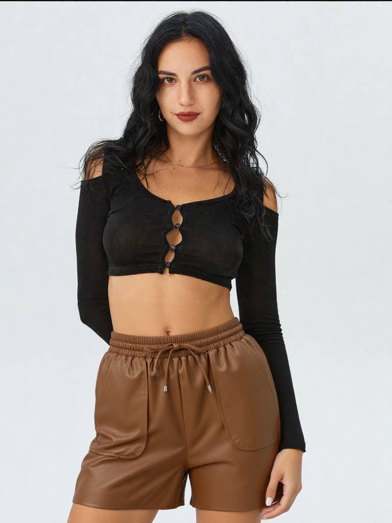 Work It Sister Brown Shorts