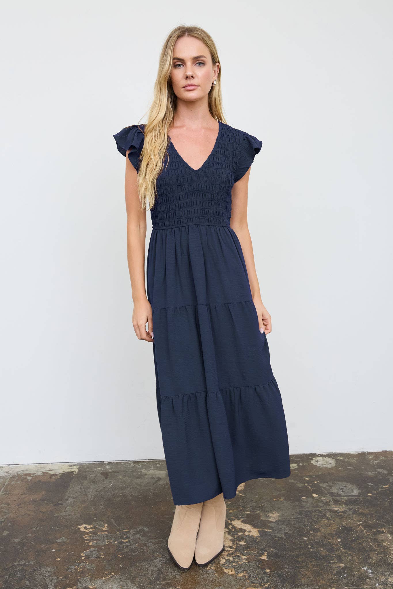Ready To Dance Navy Dress