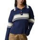 Hidden Reflections Navy Knit Sweater
