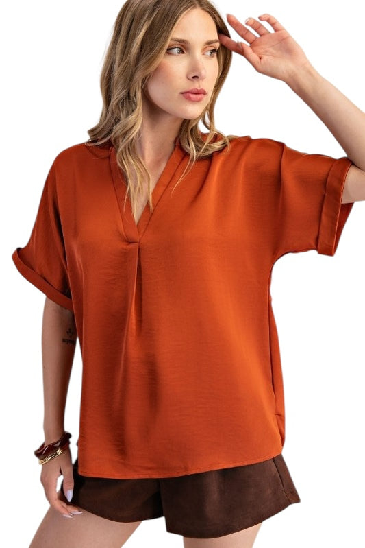 Make It Yours Rust Top