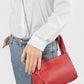 The Becca Clutch Bag: Deep Red