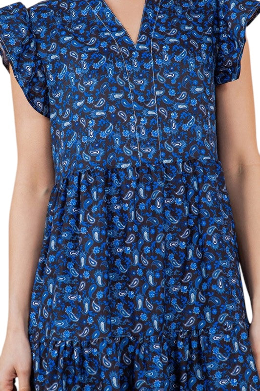 Leader Of The Crowd Paisley Dress