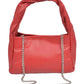 The Becca Clutch Bag: Deep Red