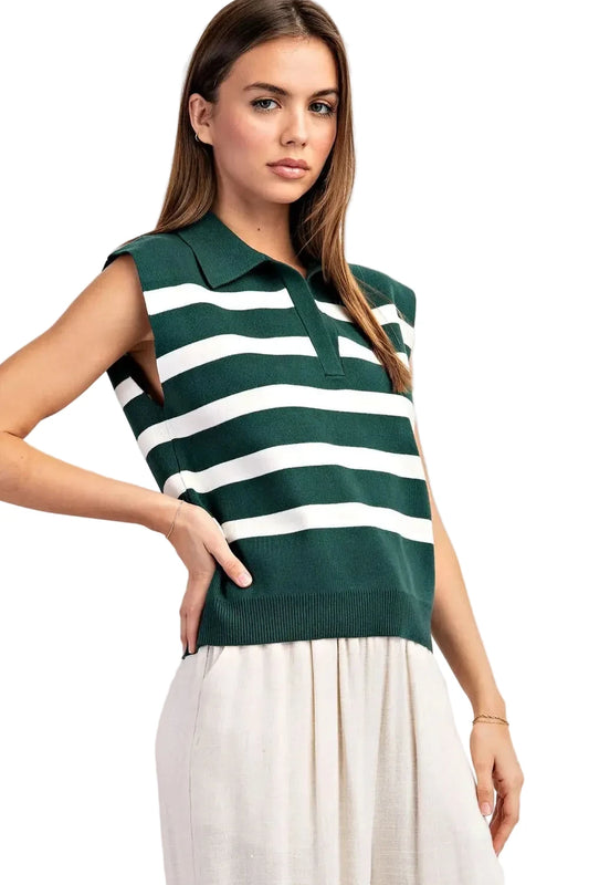 Striped And Styled Top
