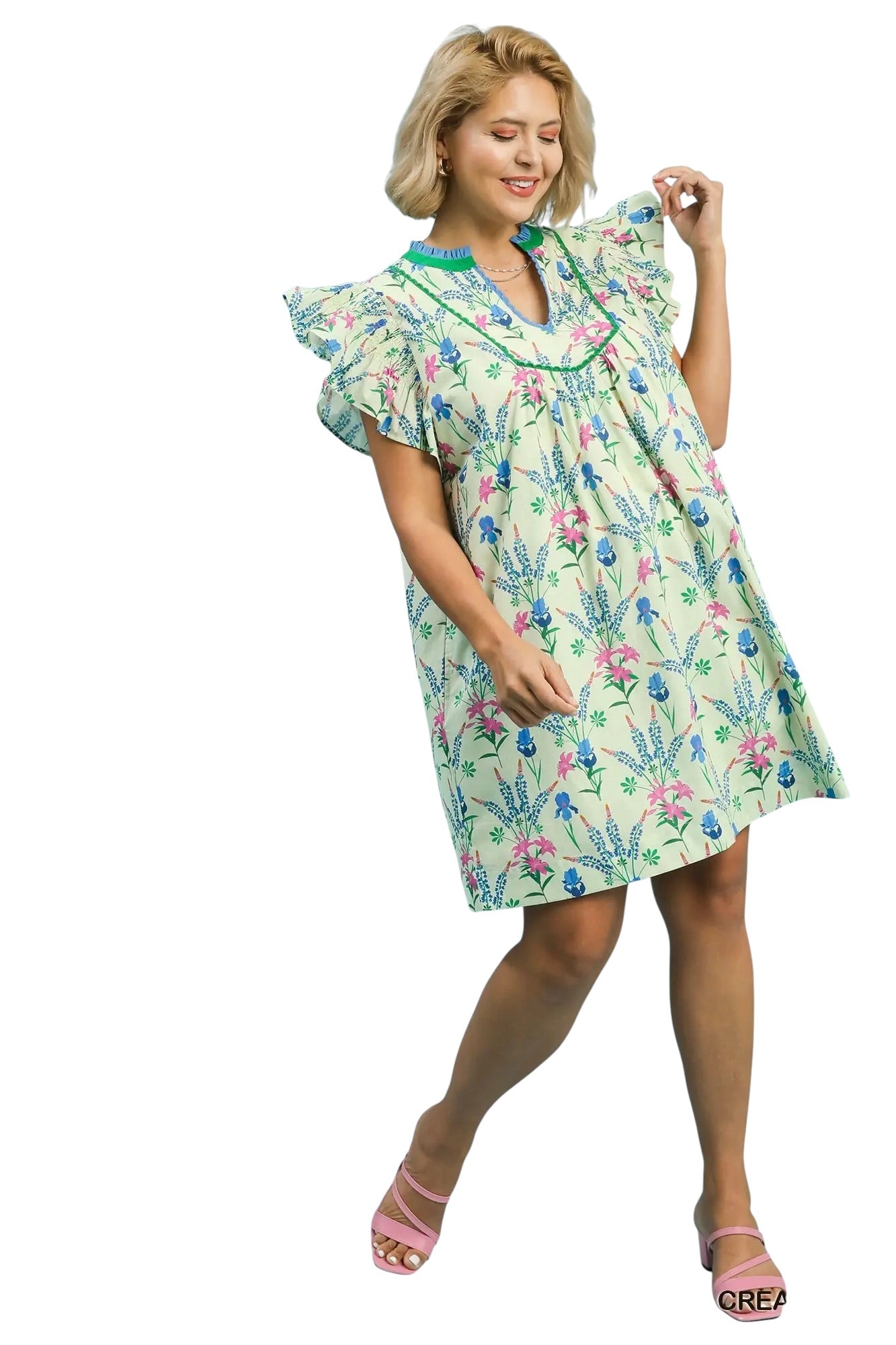 (P) Effortlessly Trying Mint Mini Dress