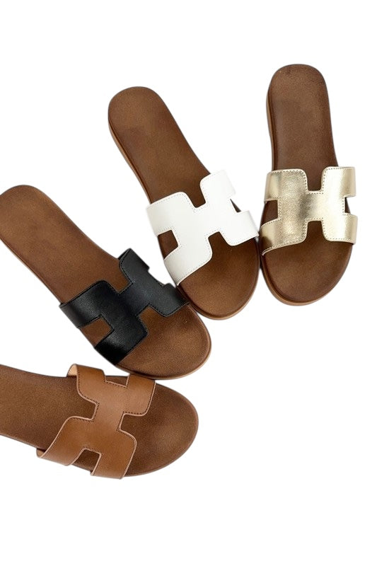 The Camile Gold Sandal