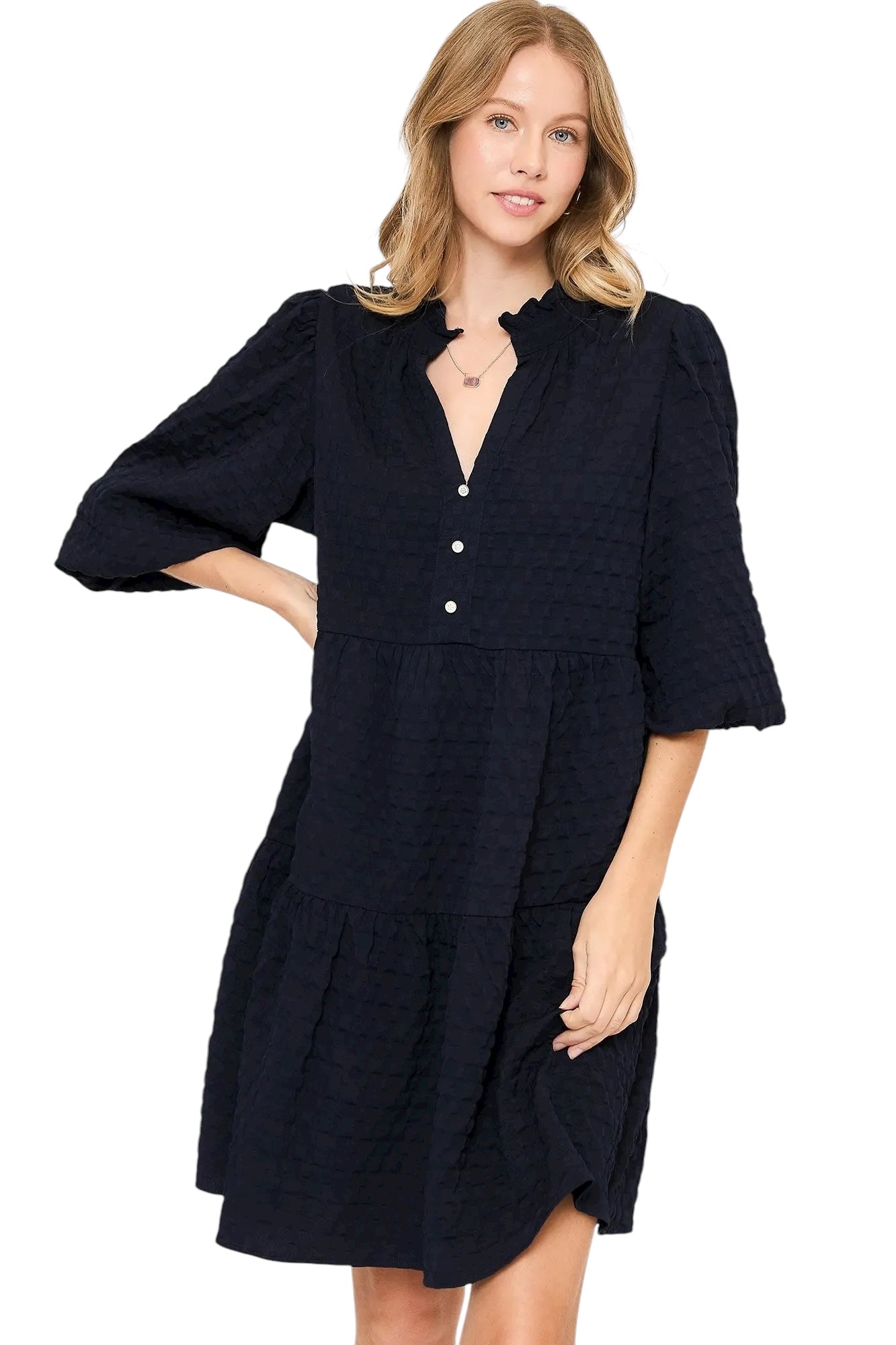 Stole The Show Navy Dress