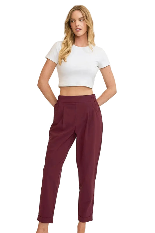 One Of A Kind Wine Pants
