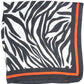 Satin Neckerchief: Red Zebra