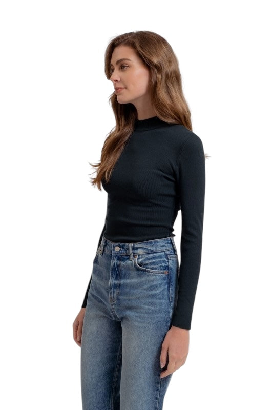Right Now Mock Neck Top