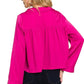 Ready For The Charm Satin Top