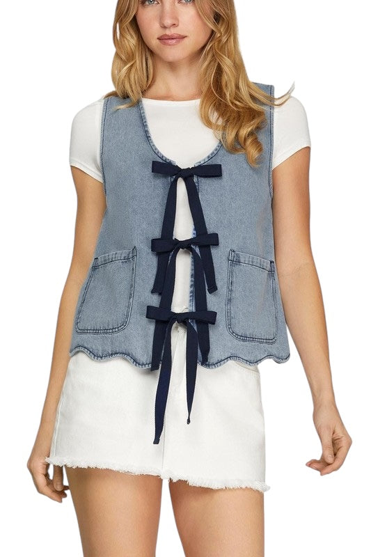 Give In To The Denim Vest