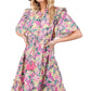 Garden Party Sage Floral Dress