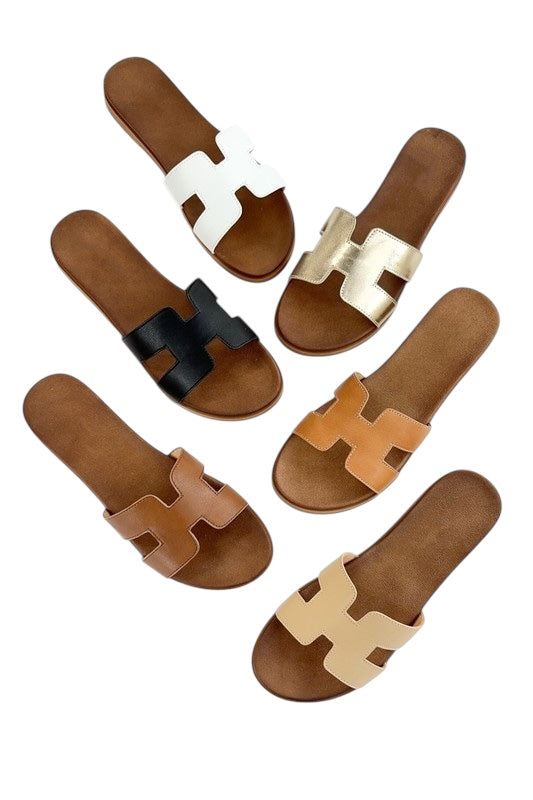 The Camile Gold Sandal