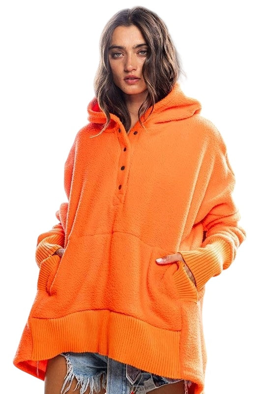 Next Time Neon Orange Sweater