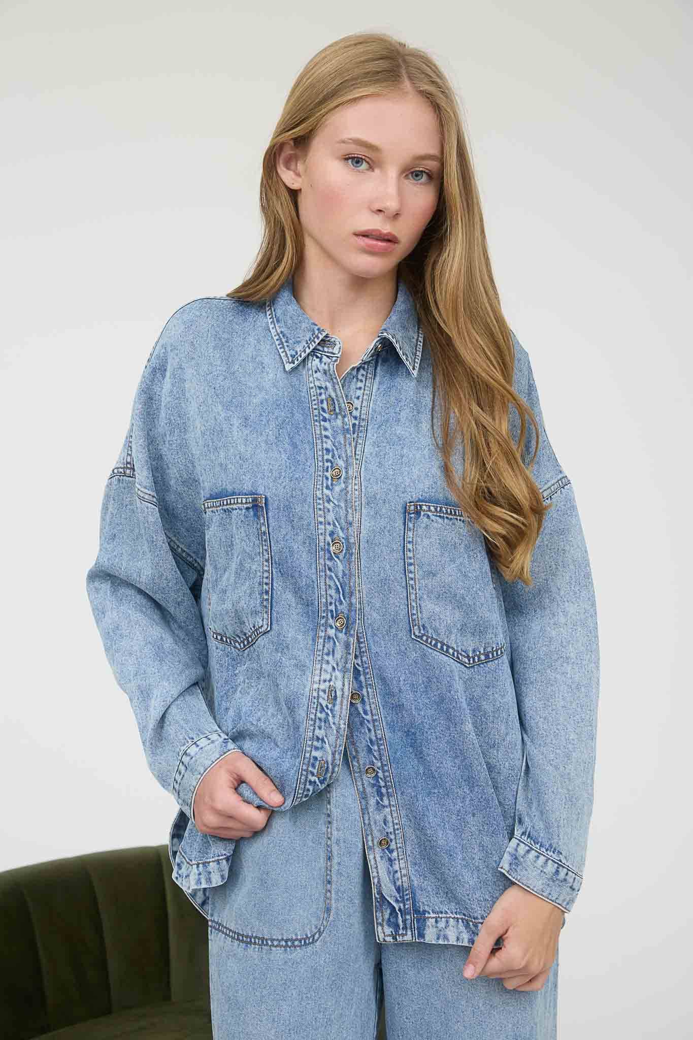 The Odessa Night Denim Top