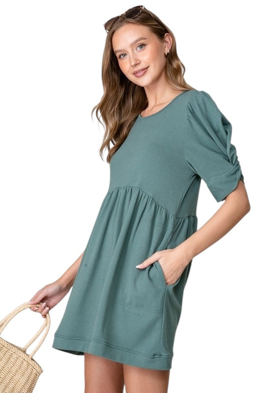 Flip The Script Teal Dress