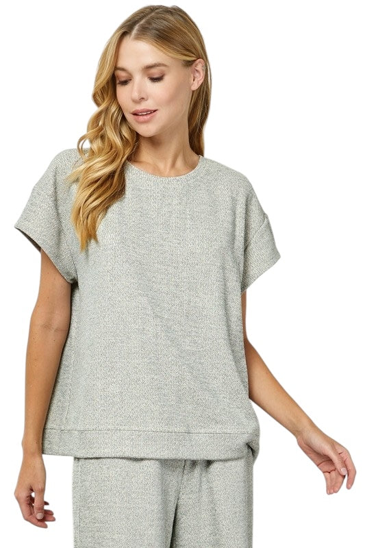 Comfortable Of All Gray Top