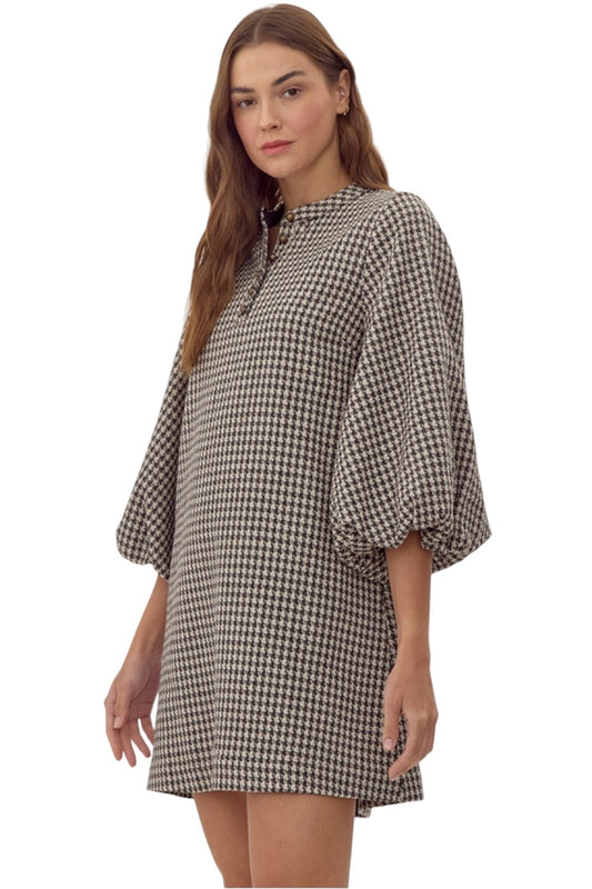 Power Of Love Black Mixed Dress