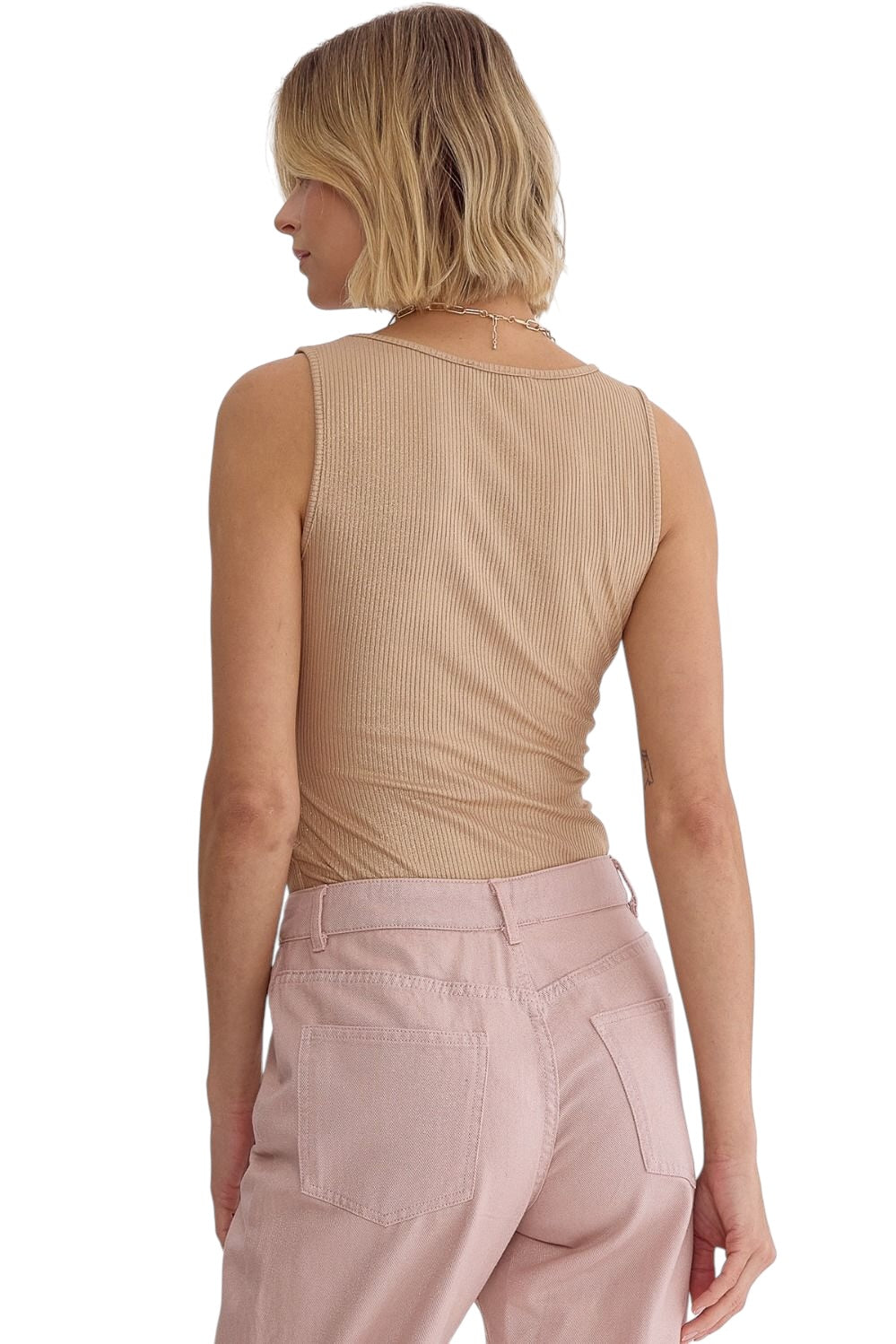 Touches Gold Tank Bodysuit